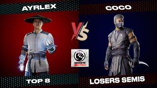 MOKETE MARZO 2024 Losers Semi-FInals Ayrlex (Raiden) Vs. Coco (Smoke)