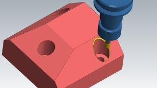 MASTERCAM TIP: CHAMFER HOLE EDGES ON STEEP SURFACE