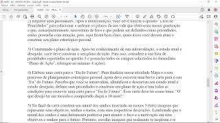 Olá, estudante! Para realização da atividade MAPA da disciplina GO Projeto de Vida, proponho conside