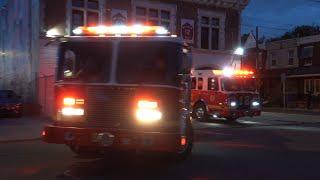 Philadelphia Fire Department Engine 50 & Ladder 12 Responding