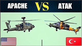 AH 64E Apache VS T-129 ATAK Attack Helicopter