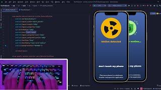 ASMR Programming - Dont Touch My Phone App with Kotlin - No Talking