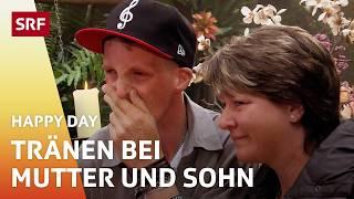 Dominik bedankt sich bei seiner Mutter und wird selbst überrascht! | Happy Day | SRF