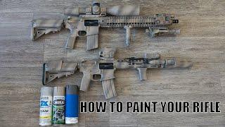 How To Paint Your Rifle, A Rattle Can Tutorial