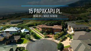 15 Papakapu PL, Wailuku, Hawaii / Real Estate Video Drone Tour