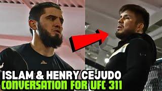 Islam Makhachev Tells Henry Cejudo About His Routine For UFC 311 (FULL CONVERSATION)