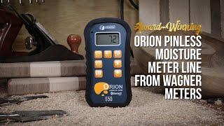 Compare the Orion Pinless Moisture Meters from Wagner Meters