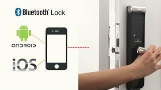 YMF 40 Smart Lock with Fingerprint, PIN, Mobile APP