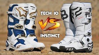 Alpinestars Tech 10 vs Fox Instinct Motocross Boots Review ft. Jeff Emig