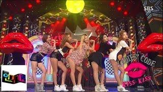 [레이디스 코드(LADIES' CODE)] Kiss Kiss 키스키스 @인기가요 Inkigayo 140810