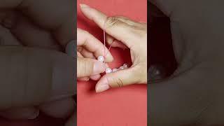 Super Easy Woven Pearl Bracelet Tutorial DIY Handmade Jewelry for Beginners #diy #handmade