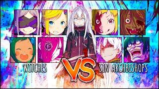 WITCHES VS SIN ARCHBISHOPS - Who wins? | Re: Zero