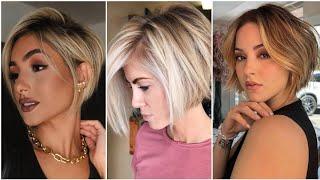 Amazing Layered Bob Haircut For Girls 2022-2023 || European Fashion Hairstyles