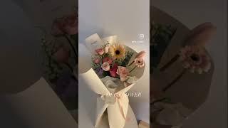 [꽃다발] #결혼기념일 #웨딩부케 #부케 #여자친구선물 #발렌타인데이 #화이트데이 #꽃집브이로그 #플로리스트일상 #꽃다발만들기 #꽃집일상 #꽃집창업 #일상브이로그 #꽃다발포장
