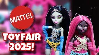 MATTEL TOYFAIR 2025 TOUR! Monster High, Barbie, American girl!