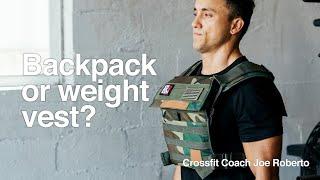 Backpack or weight vest to workout | Unbrokenshop.com