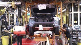 Production 2022 Nissan Frontier at Canton Vehicle Assembly Plant