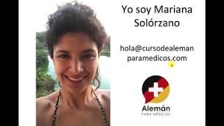 "Curso online BÁSICO de Alemán para Médicos: completo" por Mariana Solórzano