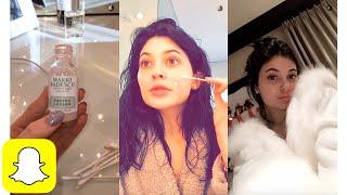 Kylie Jenner testing beauty products on Snapchat | Kylie Snaps