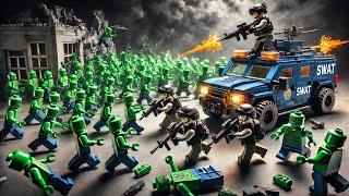 Action-Packed LEGO Battle: SWAT Heroes vs. Zombie Attackers