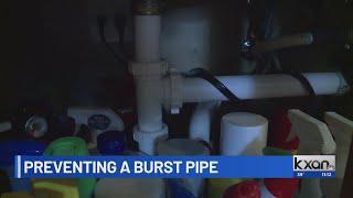 Discussing pipe safety during winter's cold