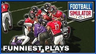 FUNNIEST Plays & Moments - FOOTBALL SIMULATOR Funny Clips