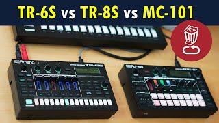 Roland TR-6S vs TR-8S vs MC-101 // Review and full workflow tutorial