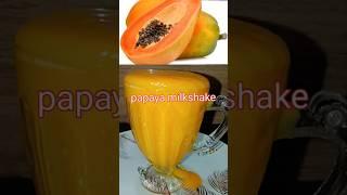 Papaya milkshake recipe//#papaya #milkshake #healthydrink #shorts