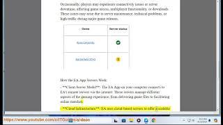 EA App servers: EA FC 24 servers status?