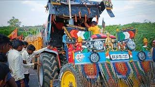 No 1 kappalaguddi king Mahindra tractor COMPITATION at shivapur️