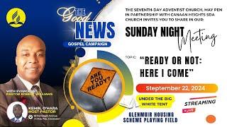 May Pen SDA Church || Good News Gospel Campaign || Glenmuir H/Scheme || Sunday Sept. 22, 2024