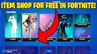 HOW TO GET 0 VBUCK ITEM SHOP IN FORTNITE!