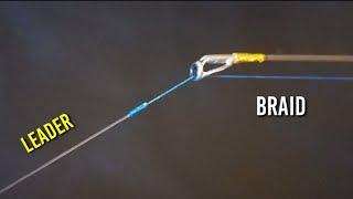 Powerful Smooth Fishing Knot for Leader Braid to Mono or Fluorocarbon | Best Fishing Knots