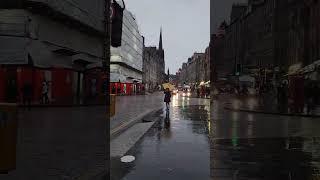 A Rainy Afternoon,  Edinburgh Scotland
