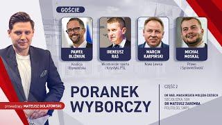 Poranek Wyborczy | Bliźniuk, Raś, Karpiński, Moskal, Molęda-Zdziech, Zaremba | 14.03.2025