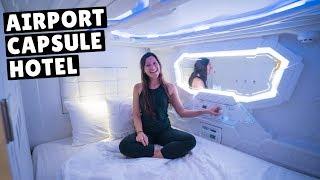 THAILAND CAPSULE HOTEL (sleeping in the Bangkok airport)