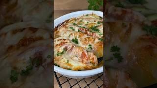 Tomaten-Zucchini-Kartoffel-Gratin ganz einfach #rezept #shorts