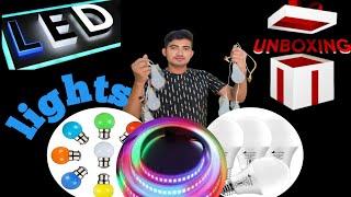 LED lights  unboxing//एलईडी लाइट अनबॉक्सिंग//led light unboxing️