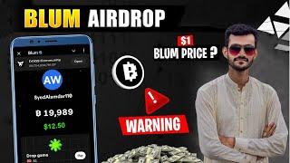 Blum Airdrop Telegram Projects Explanation  | Blum Airdrop Listing Date