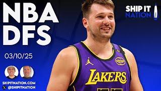 NBA Show | March 10, 2025 | DraftKings DFS Picks, Plays and Process