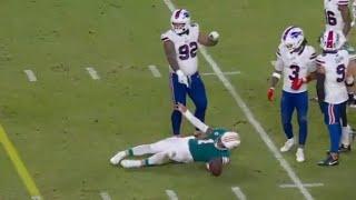 Tua Tagovailoa Suffers SCARY Concussion vs Bills  Bills vs Dolphins 2024 Highlights