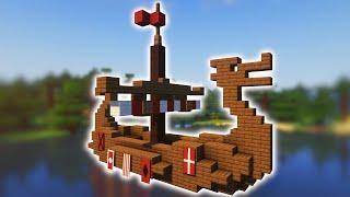 Minecraft | How to Build a Viking Ship