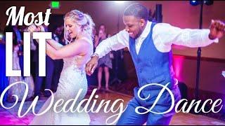 THE MOST LIT INTERRACIAL WEDDING DANCE | Best First Dance | Cultural Dance | Bridal Party Swag Surf