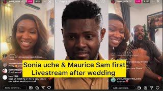 Sonia uche finally open up about her recent status on a livestream awww #soniauche #mauricesam