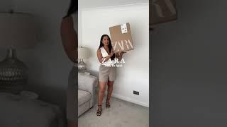 Zara new in haul  try on  #zarafinds #newinzara #zarabag #personalisedzarabag