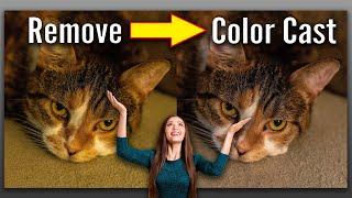 The EASIEST & FASTEST way to REMOVE a COLOR CAST in LIGHTROOM