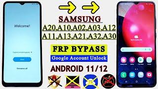 Samsung A02,A03,A20,A10,A12,A21,A32,A13,A50,A73 FRP Bypass 2024 | Google Account Bypass Without PC