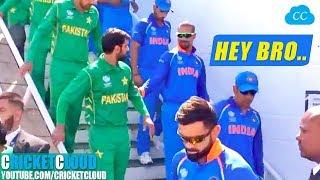 Dhawan Hafeez Won the Hearts | This is called Sportsmanship | India Pakistan Friendship moment !!