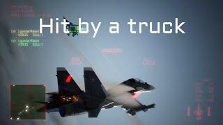 One Shot Madness | Ace Combat 7 Multiplayer ft. Su-30M2 w/ HPAA