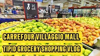 Qatar 2024|CARREFOUR VILLAGGIO MALL|TIPID GROCERY SHOPPING VLOG with PRICES|Lucy Pagalan